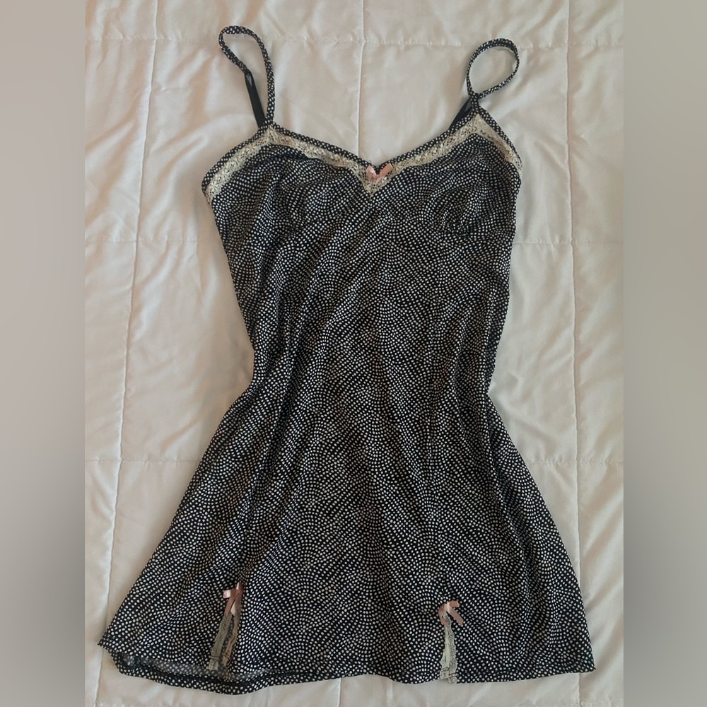 Marilyn Monroe Black and White Polka Dot Dress